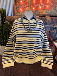 BP Yellow Stripe Sweater