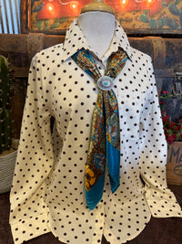 VL Cream/Brown Polka Dot BU