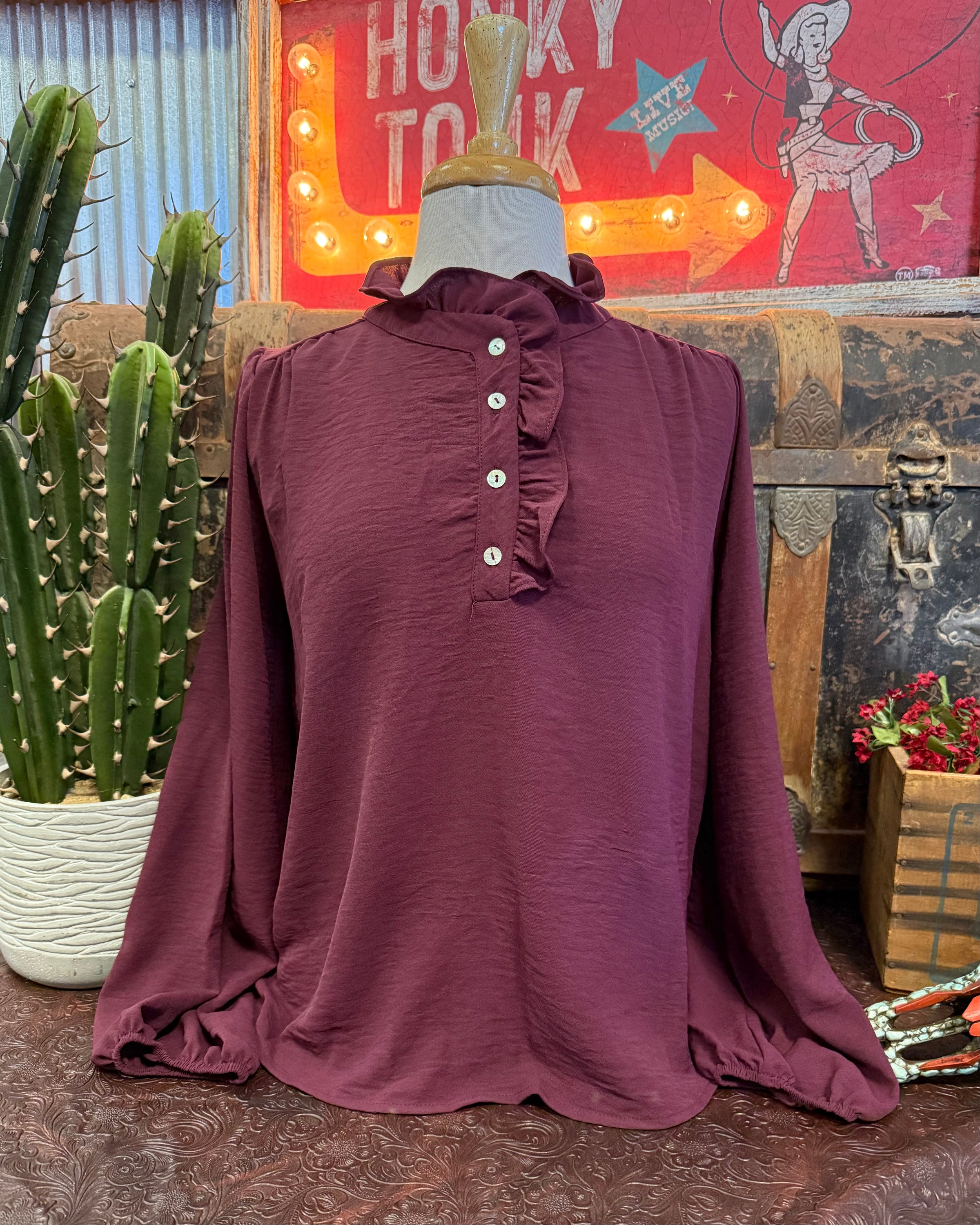 LS Raisin Long Sleeve