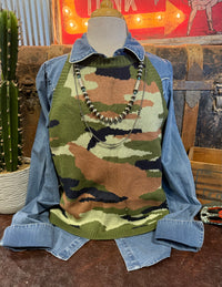 LB Camo Sleeveless Top