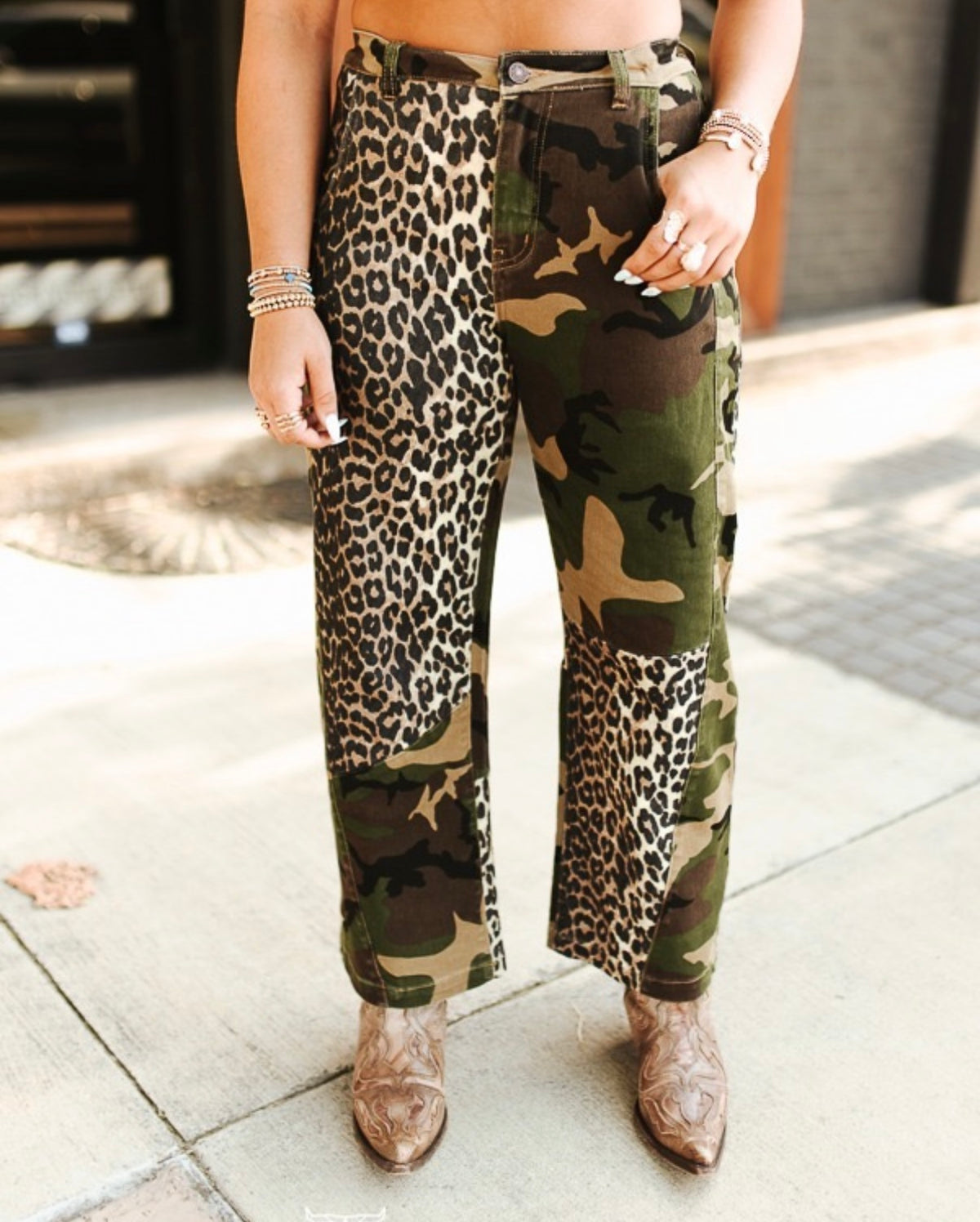 LB Leopard/Camo Jeans