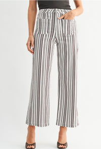 JB Brown Stripe Jeans
