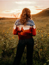 TY Maroon Western Cardigan