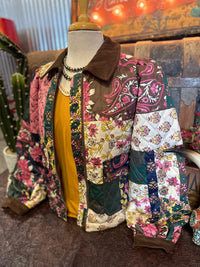 JD Brown Floral Jacker