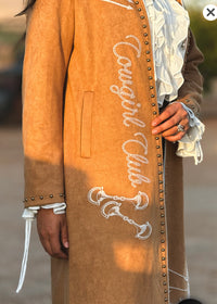 LB Camel Suede Trench Coat