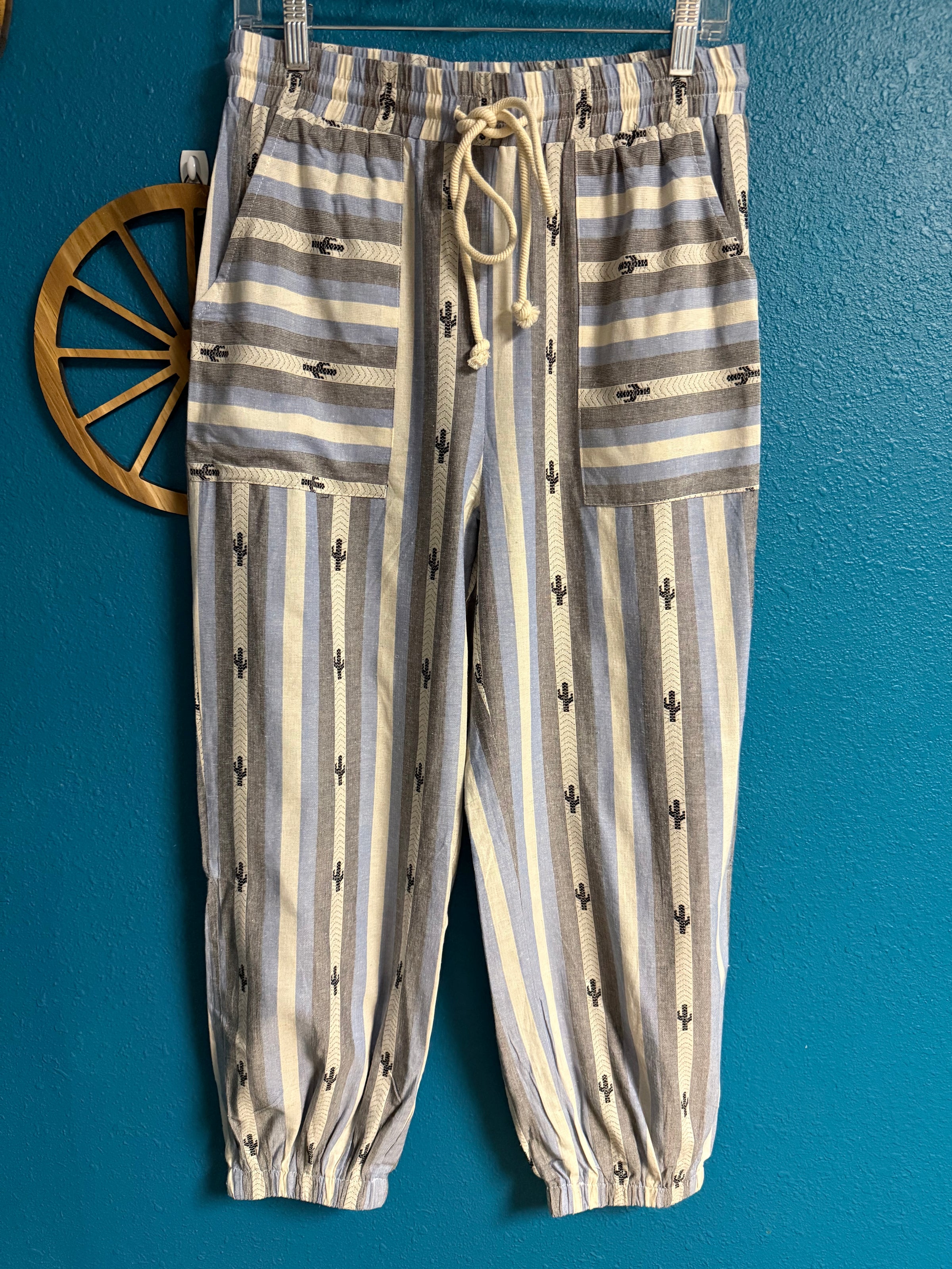 JD Blue/Black Cactus Pants