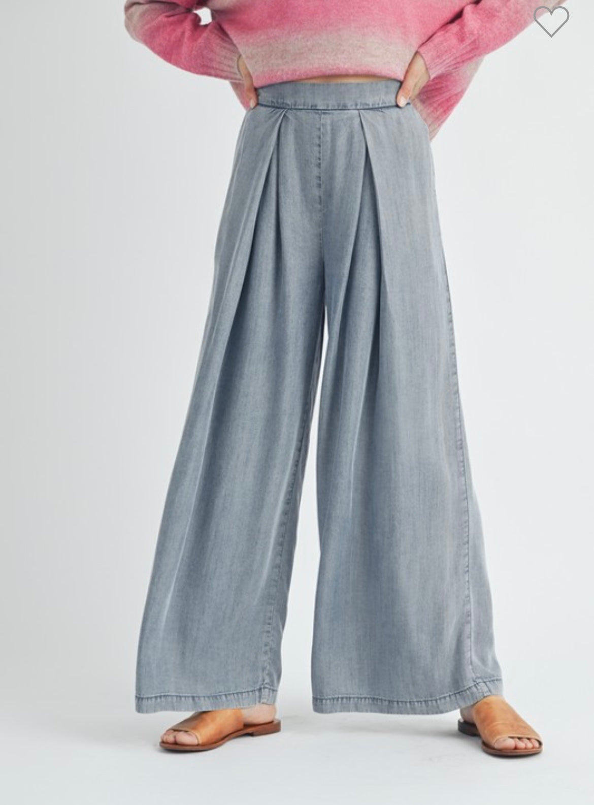 WL Denim Palazzo Pants