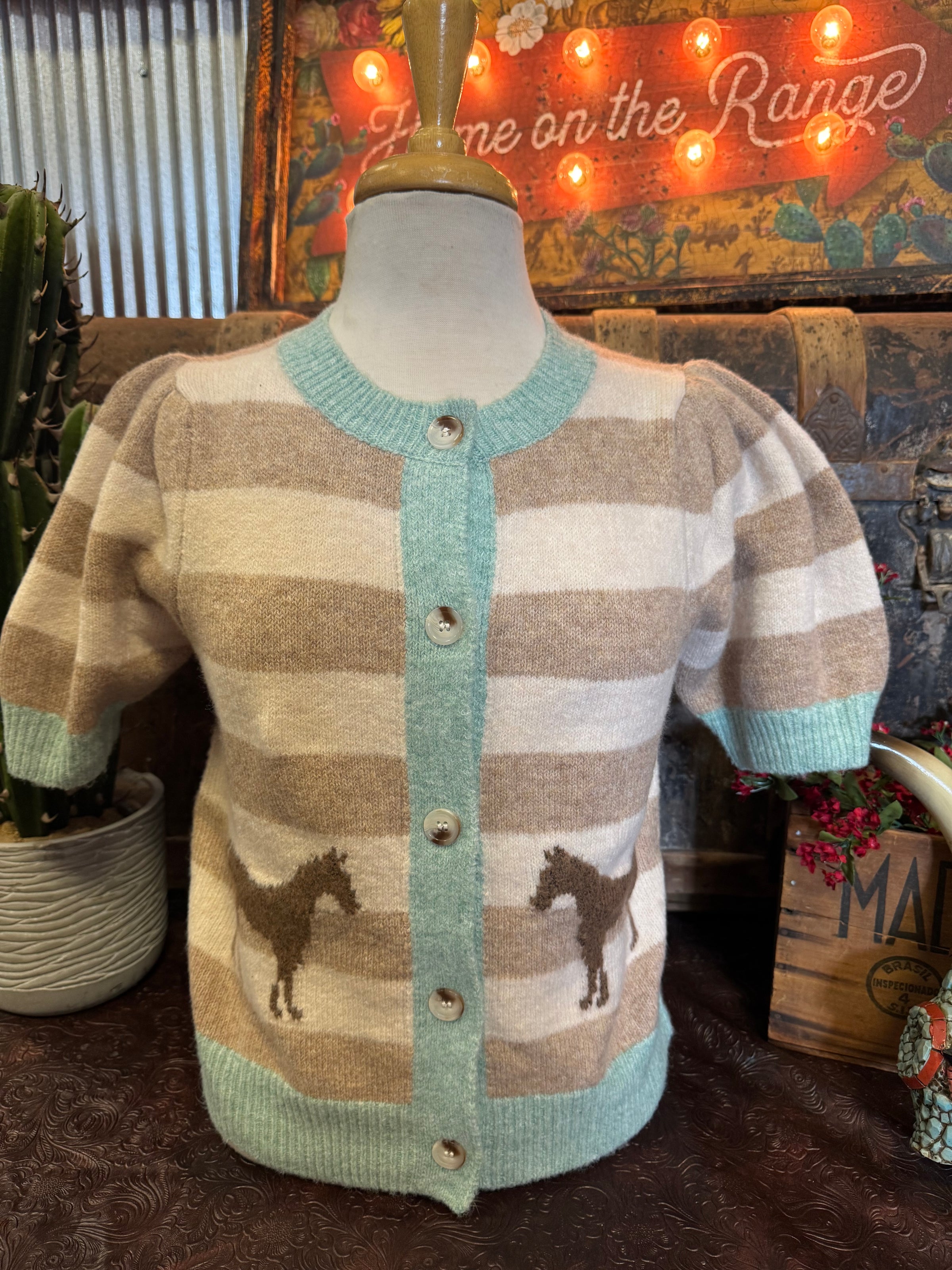 EN Mint Horse SS Sweater