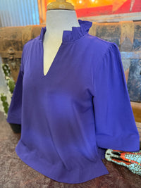 JD Purple V-Neck
