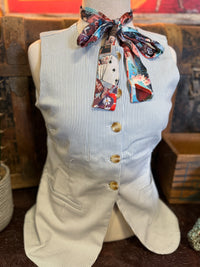 BP Pinstripe Vest