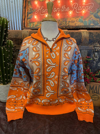 MR Orange Caramel 1/4 Zip
