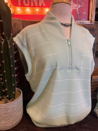RM Soft Mint/Cream Stripe