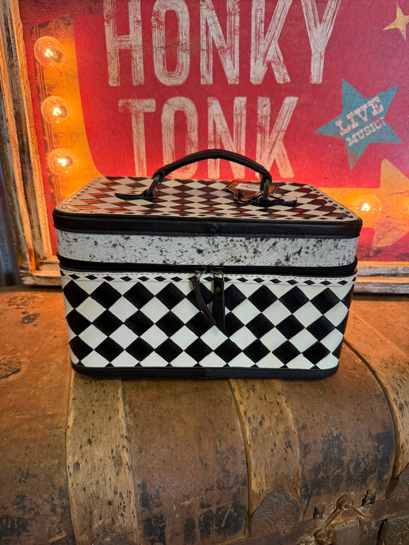 WL Checkered Jewelry Case