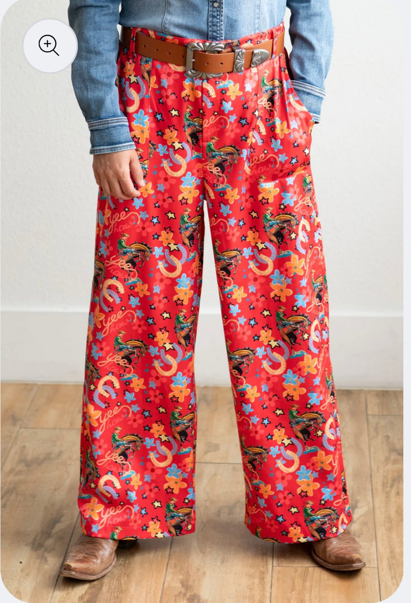 TH Red Horseshoe Pants