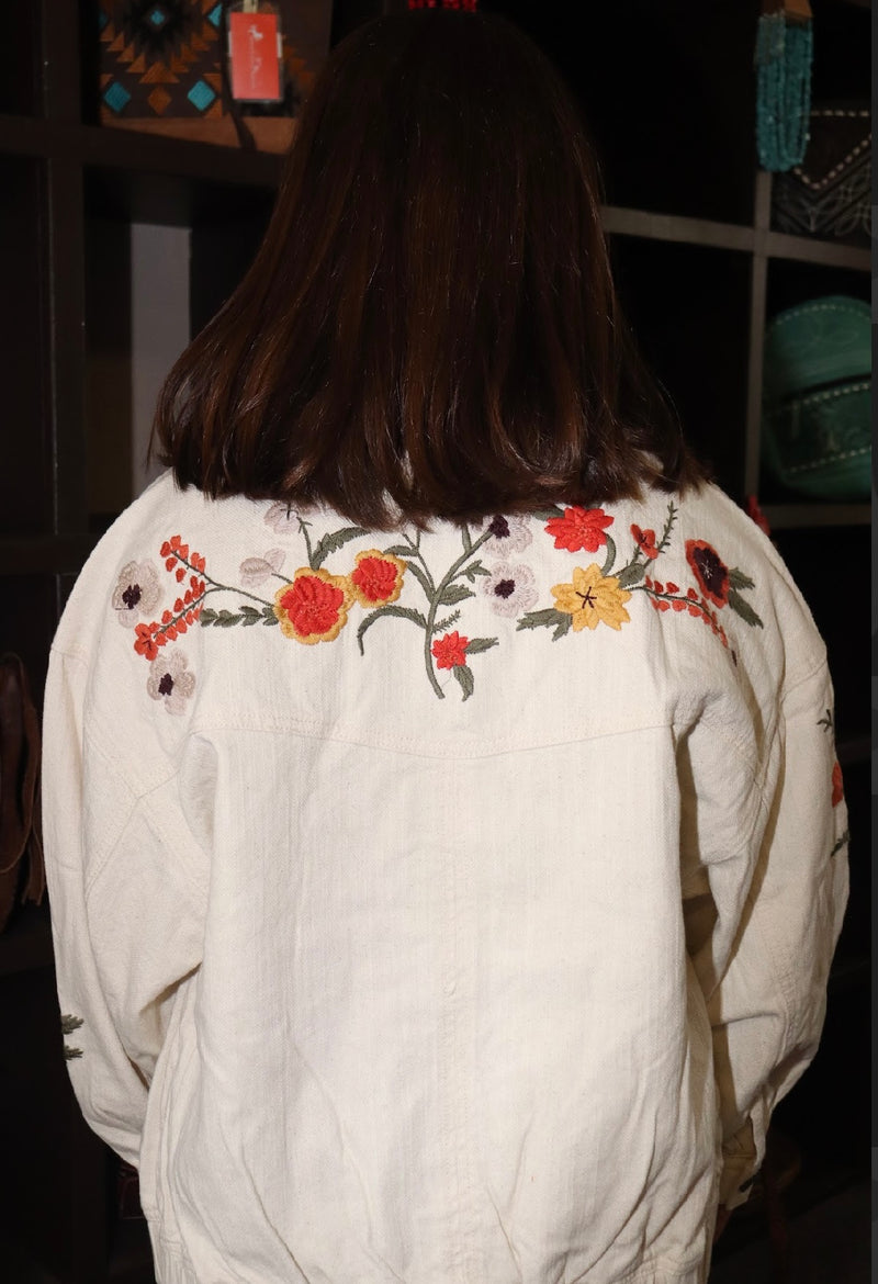 VT Cream Floral Jacket