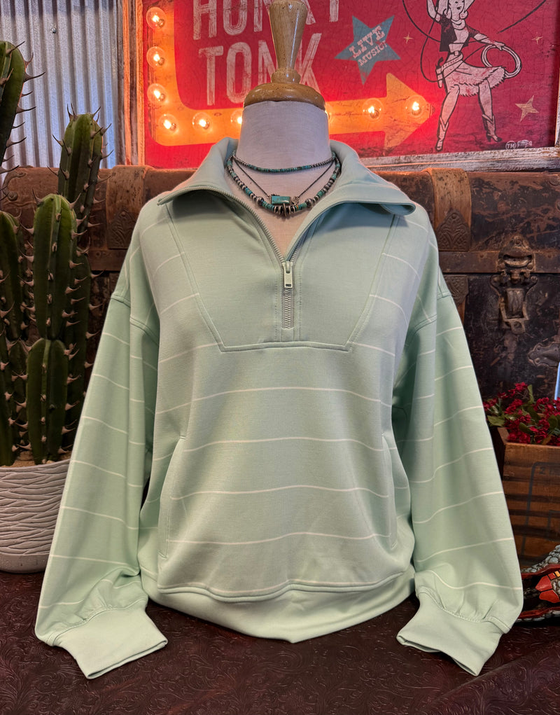 RM Mint N Cream Pullover