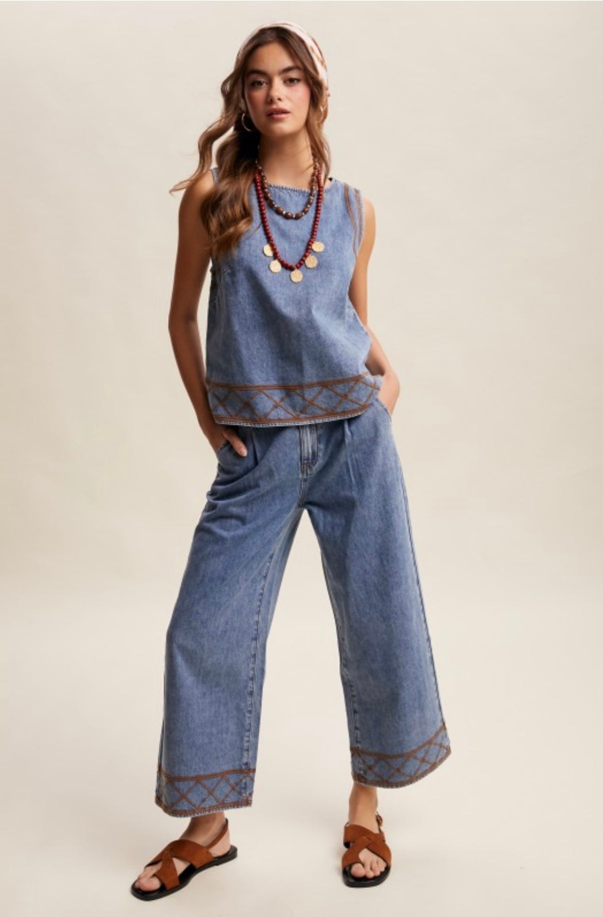 LS Embroidered Top