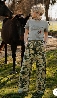 RQ Wild Rose Camo Jean