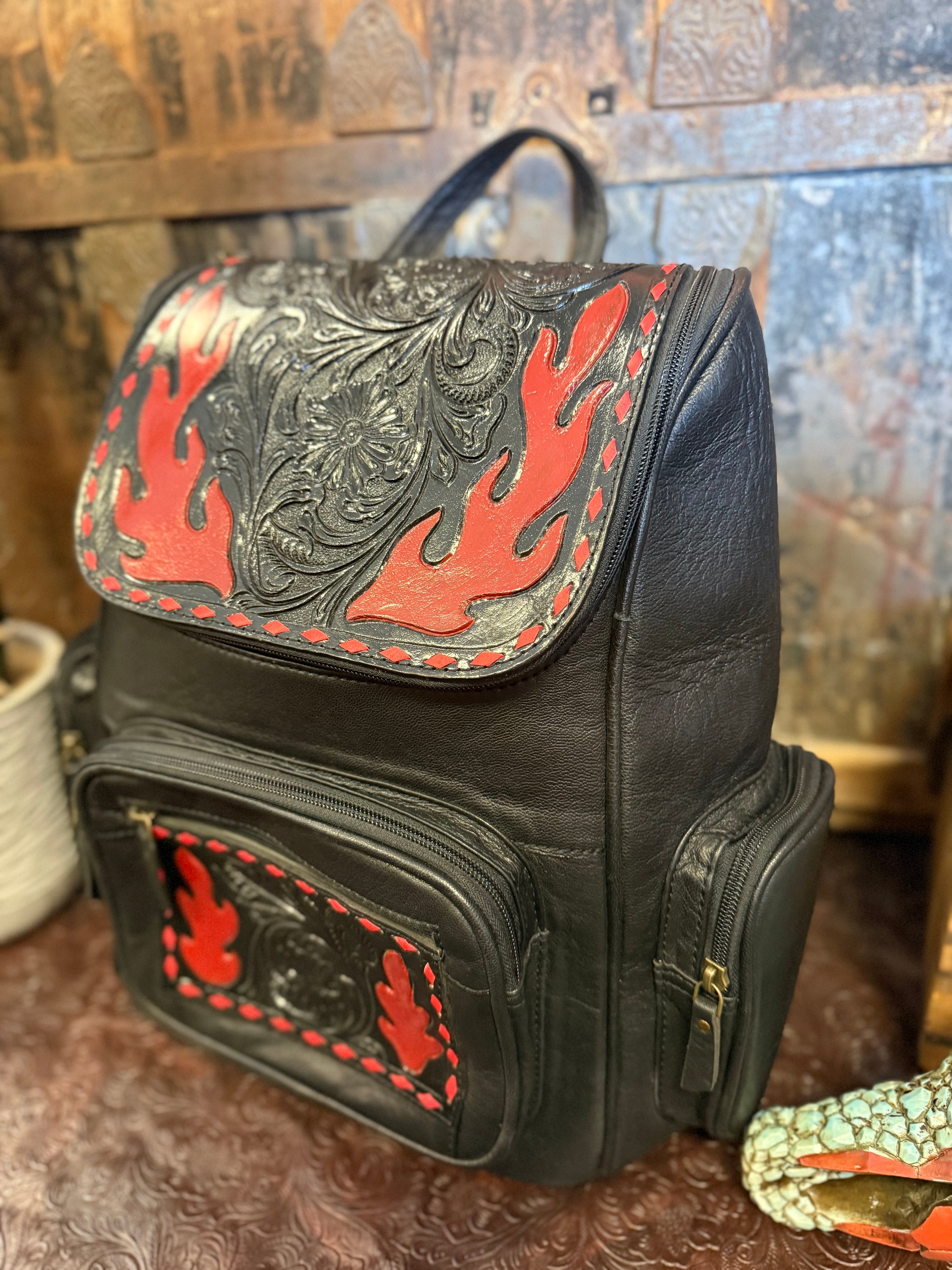 WL Black Red Backpack