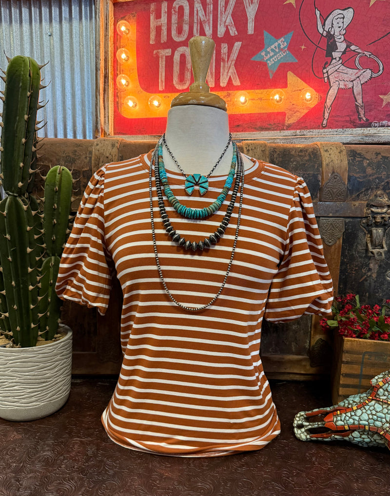 LS Stripe Adobe Top