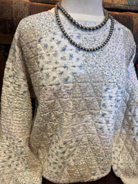BP Floral Quilted Sweatshirt