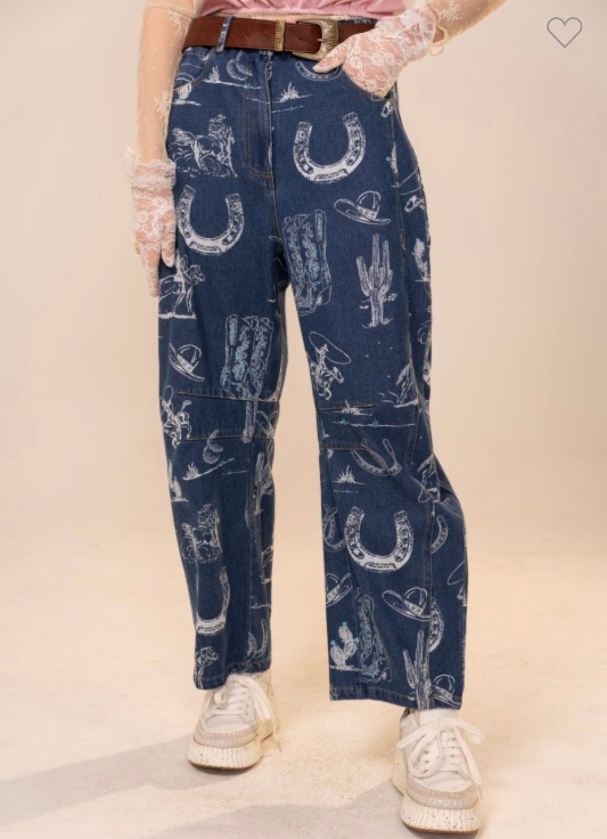 BB Western Barrel Jeans