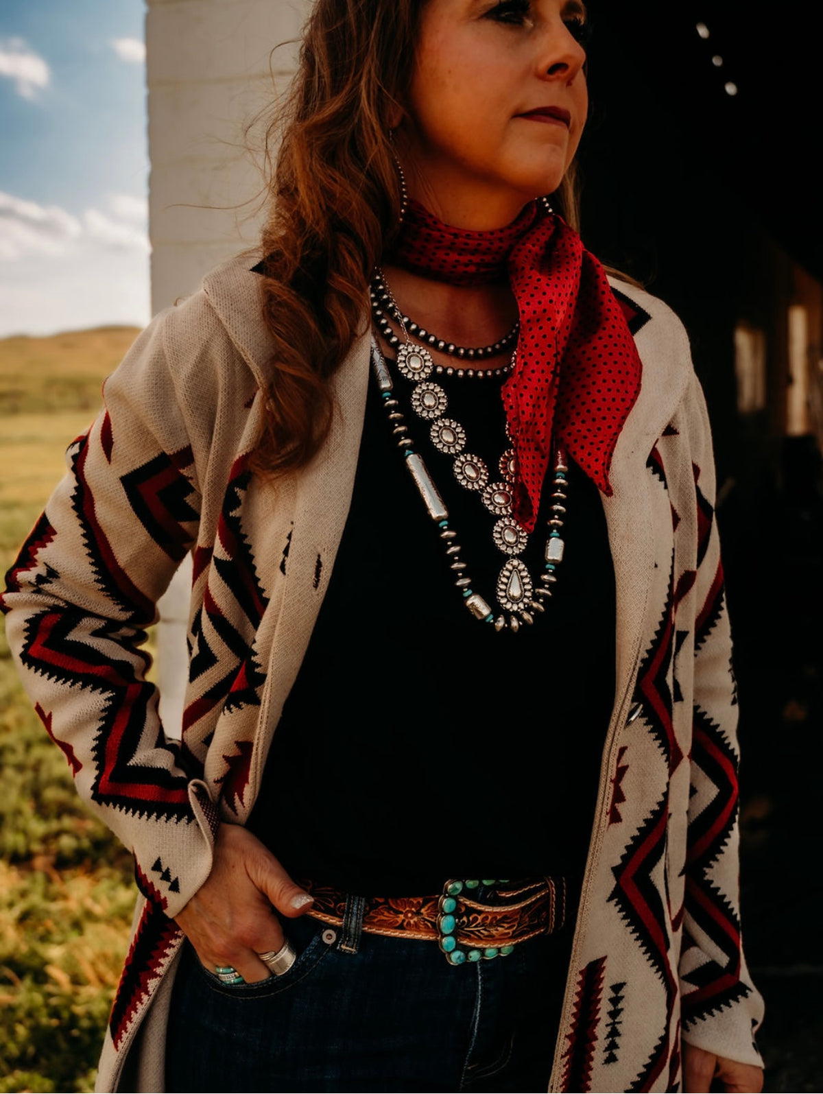 PP Olde Town Tan Cardigan