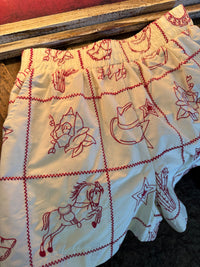 EN Ecru Western Shorts