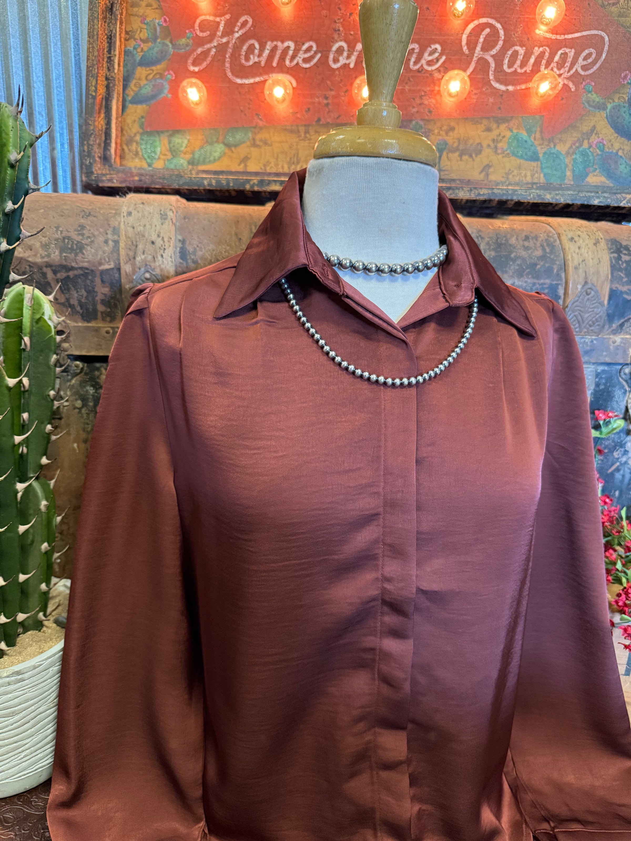 SS Brown Satin BU