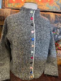 MR Black/White Cardigan