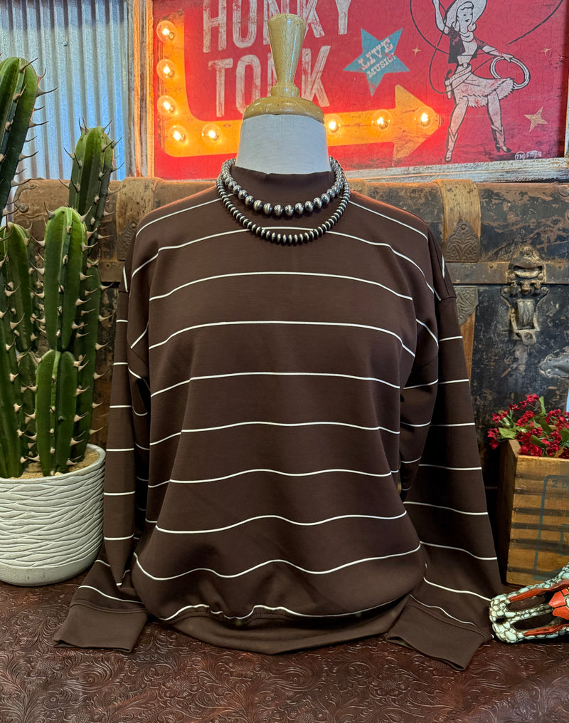 RM Espresso Stripe LS