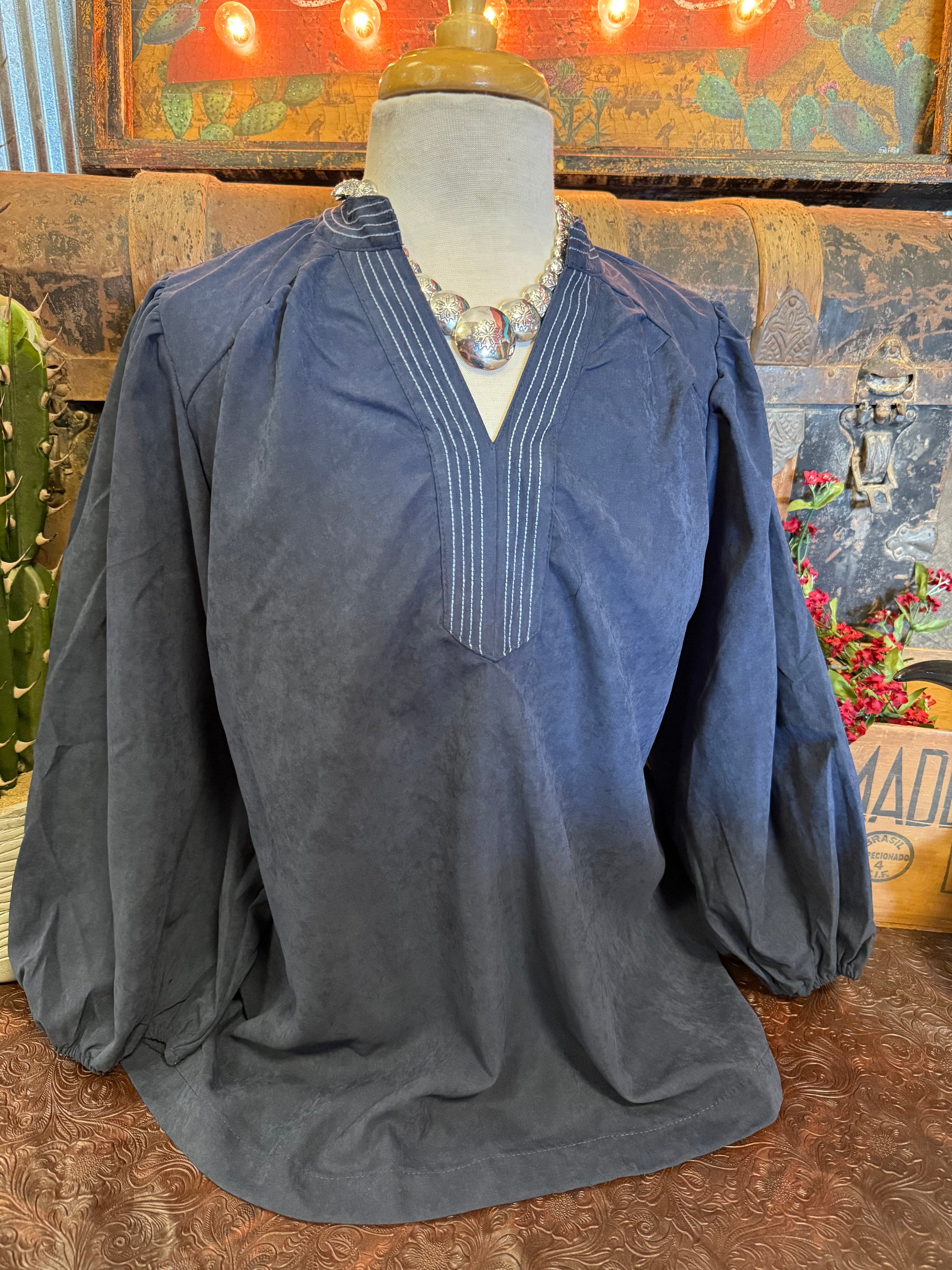 UM Navy 3/4 Sleeve