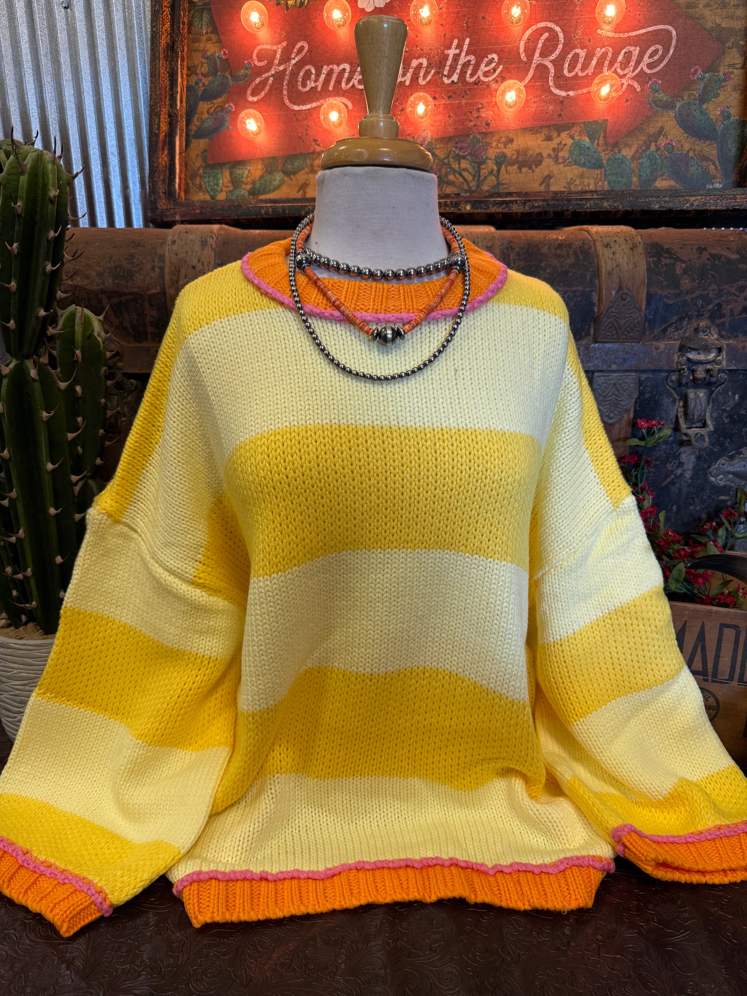 CT Lemon Stripe Sweater