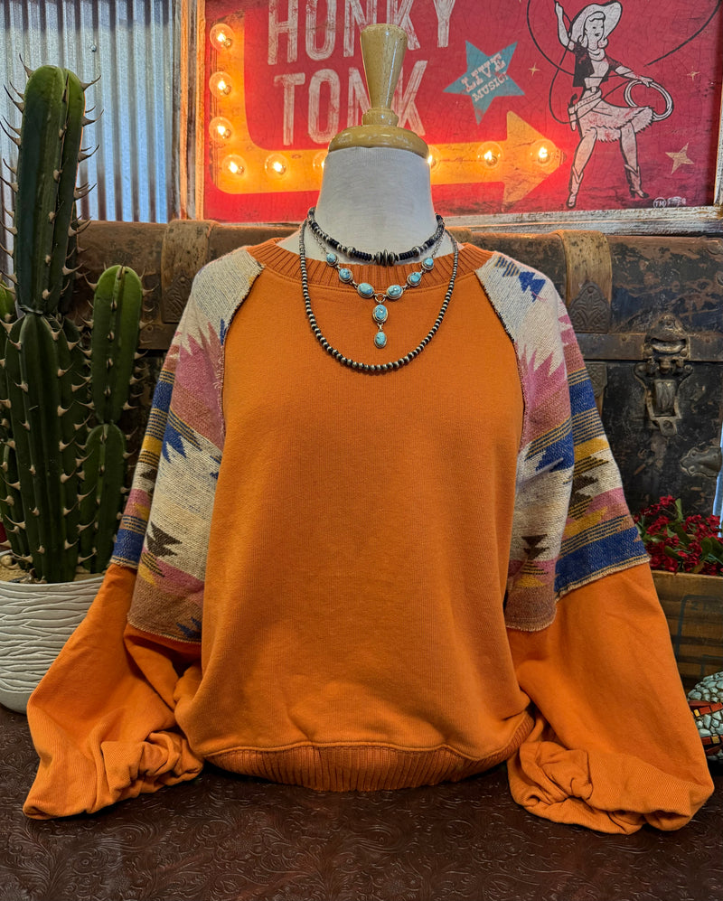 ES Orange with Aztec LS