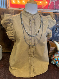 EE Washed Coco Flutter Sleeve