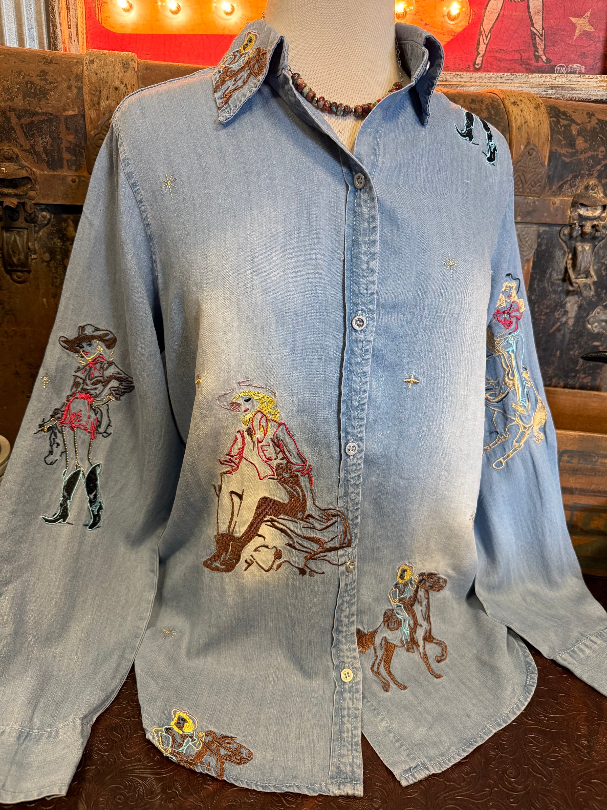 BB Hello Cowgirl Button Up