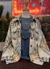 MY Aztec Blue Ivory Jacket