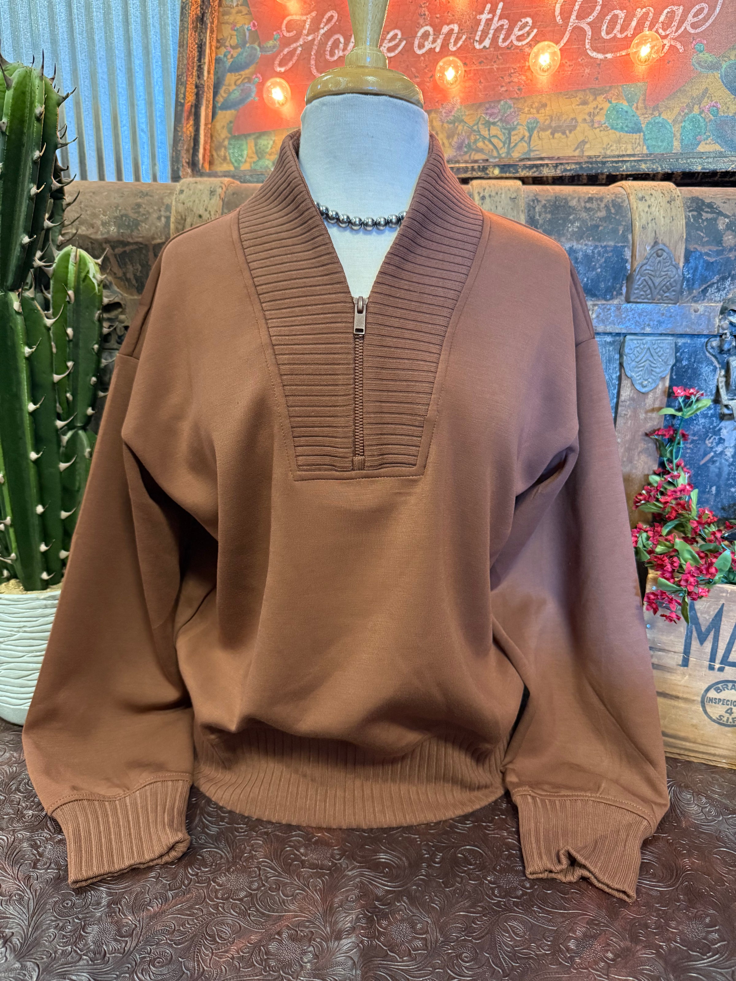 RM Chestnut Quarter Zip