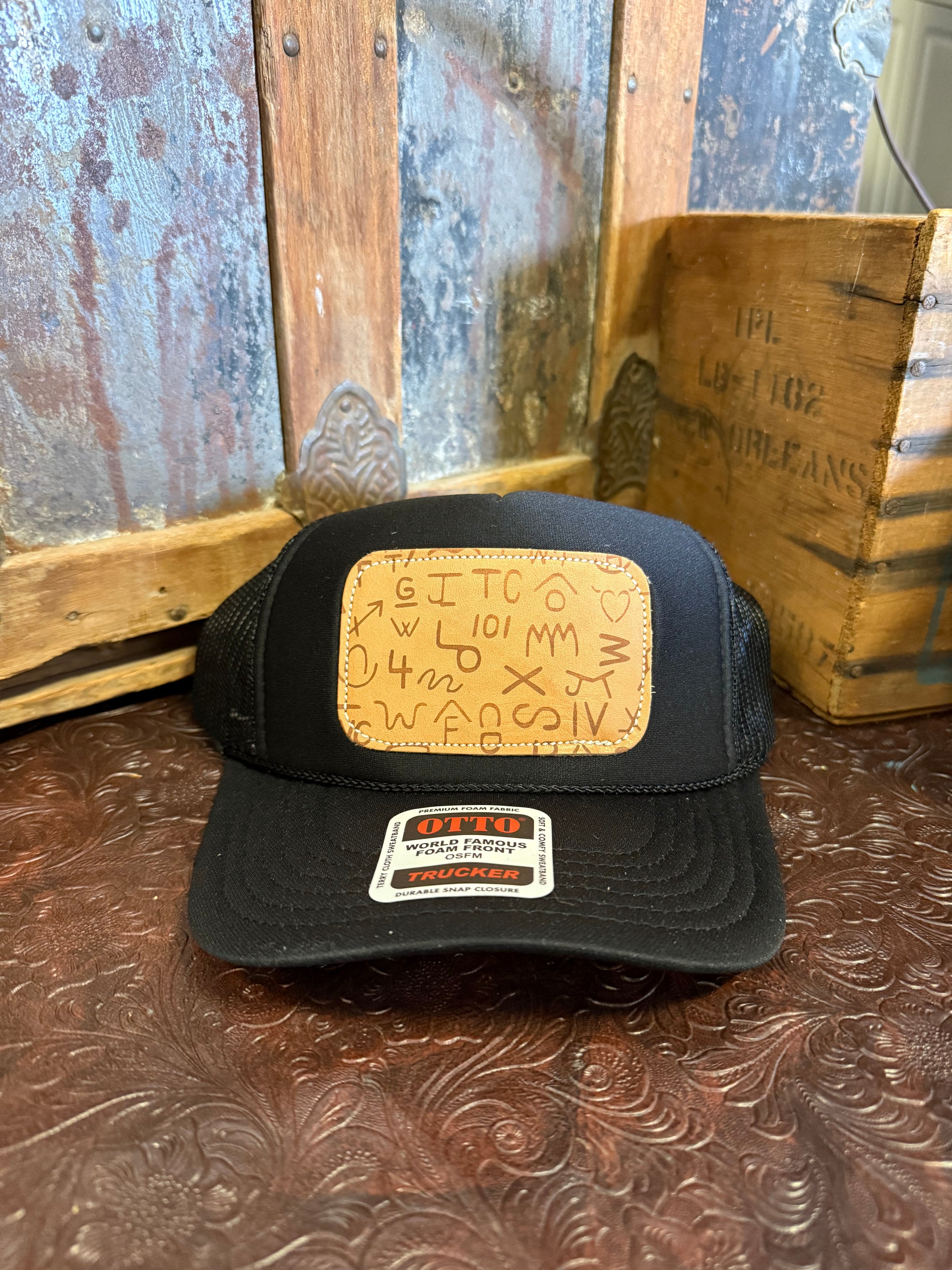 MS Black Trucker Brands Hat