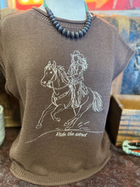 BP Chocolate Cowgirl Sweater