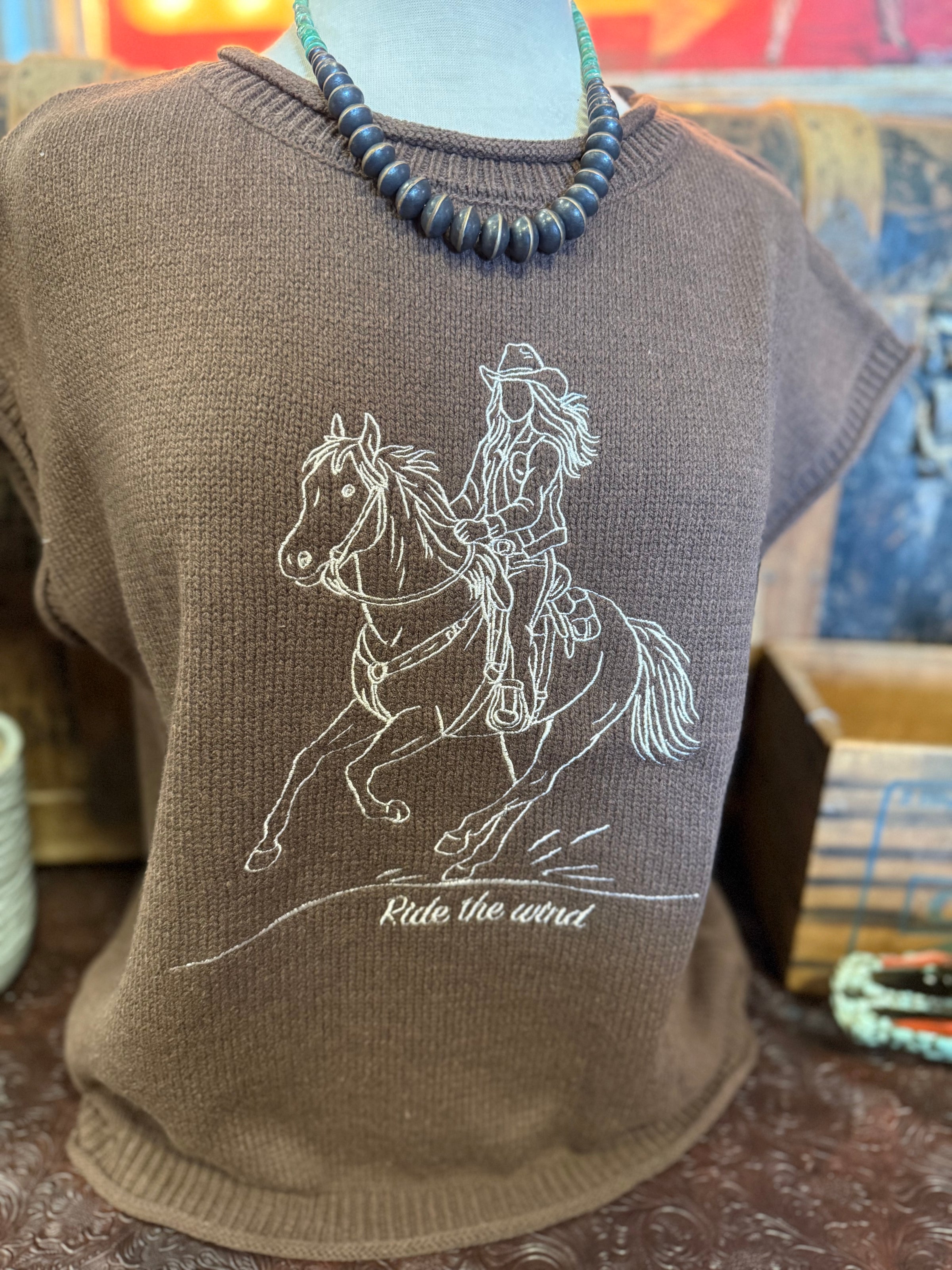 BP Chocolate Cowgirl Sweater