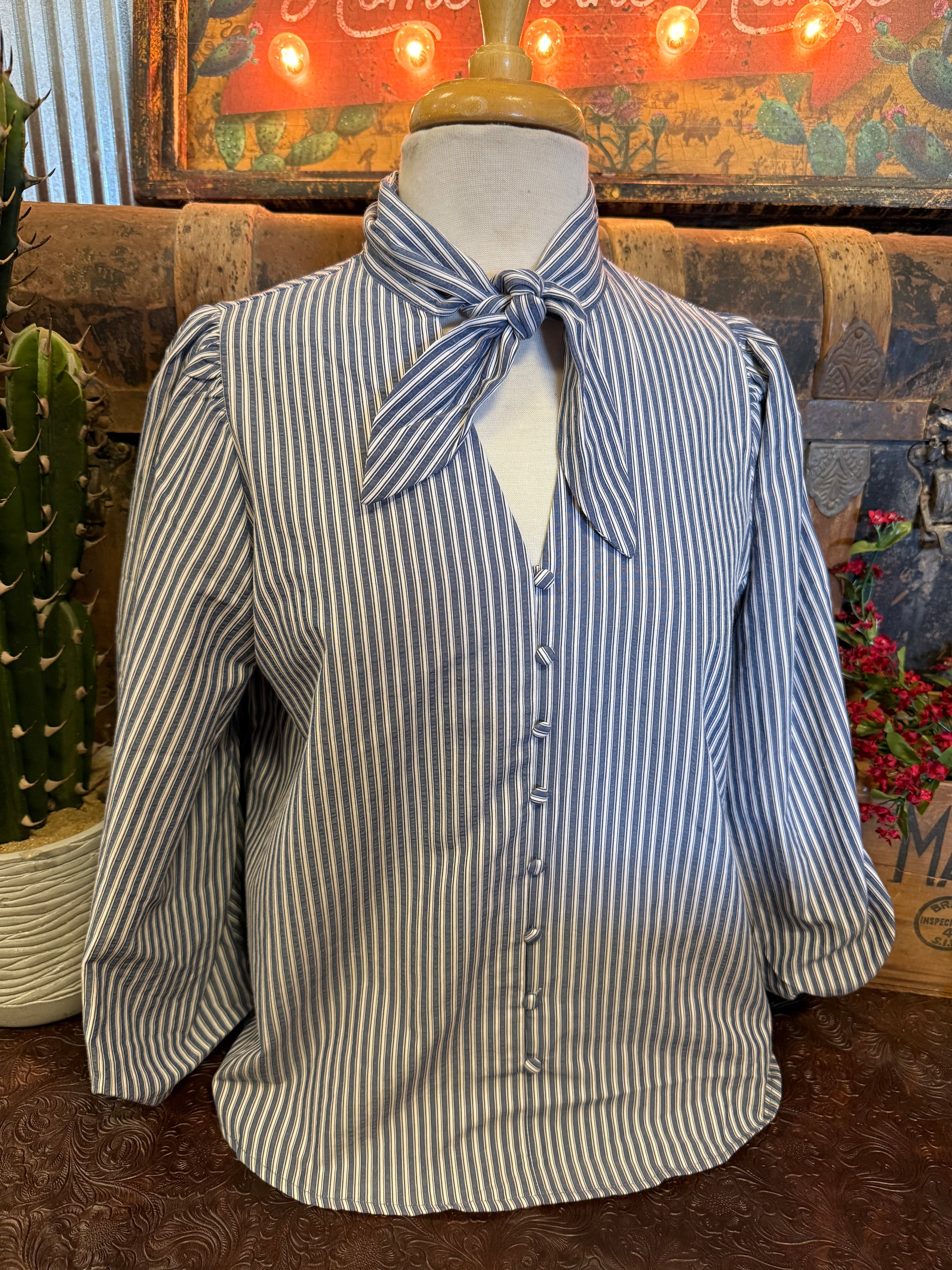 VJ Denim Bubble Sleeve