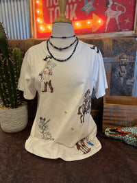 BB Western Embroidered Tee