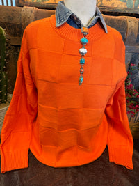 VL Orange Sweater