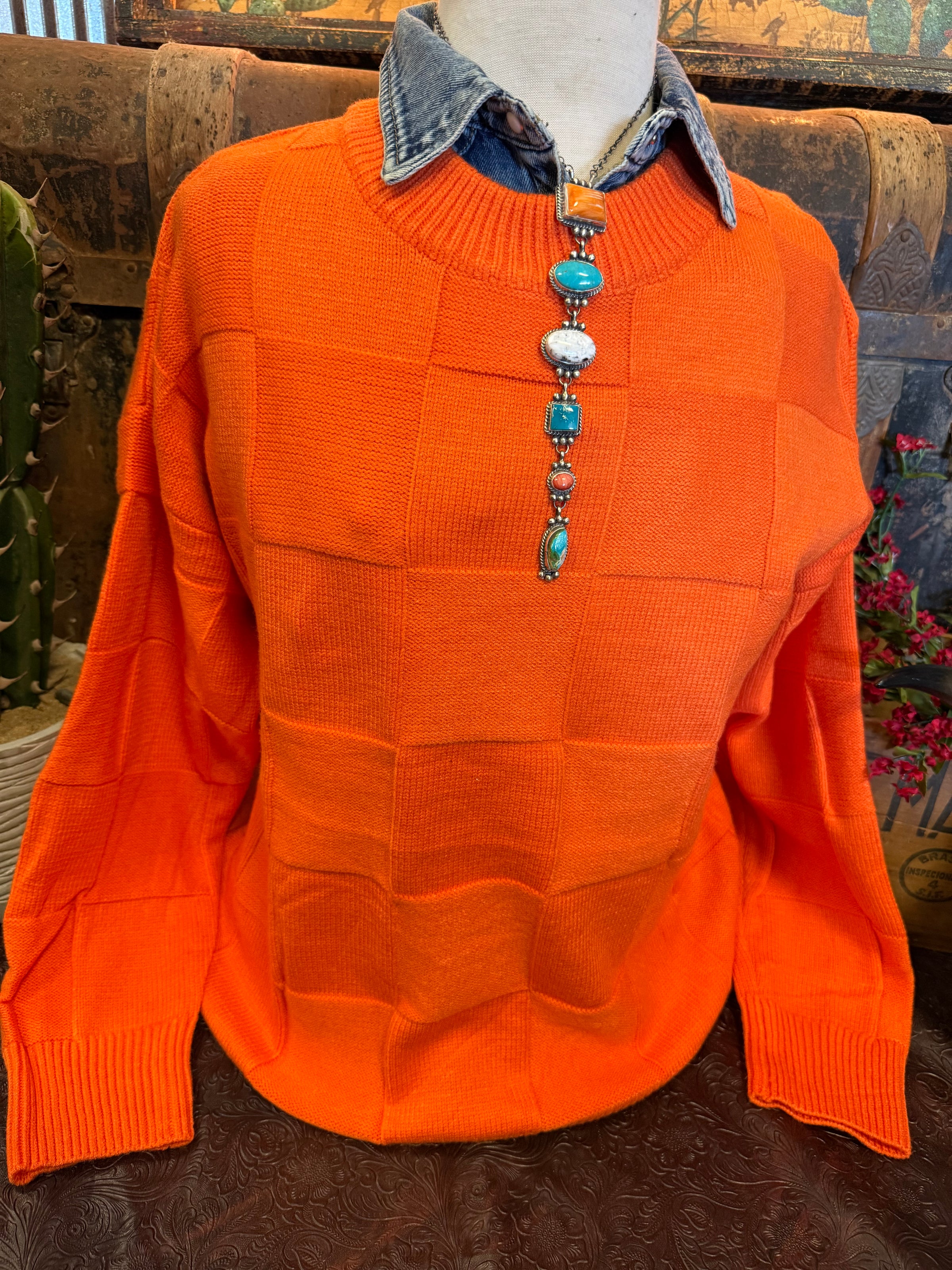 VL Orange Sweater