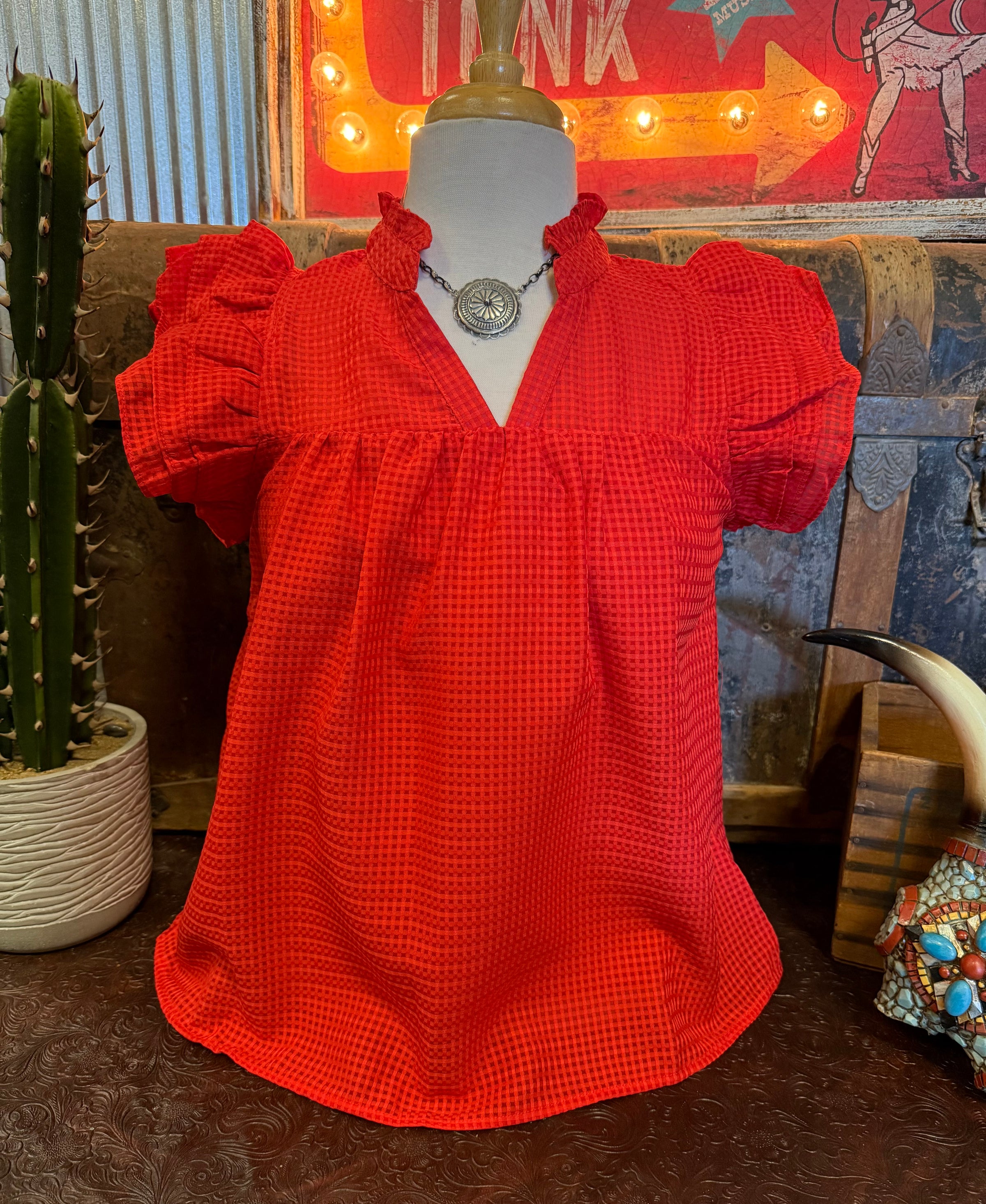 UM Tomato Red Sleeveless