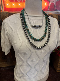 LS Short Sleeve Sweater