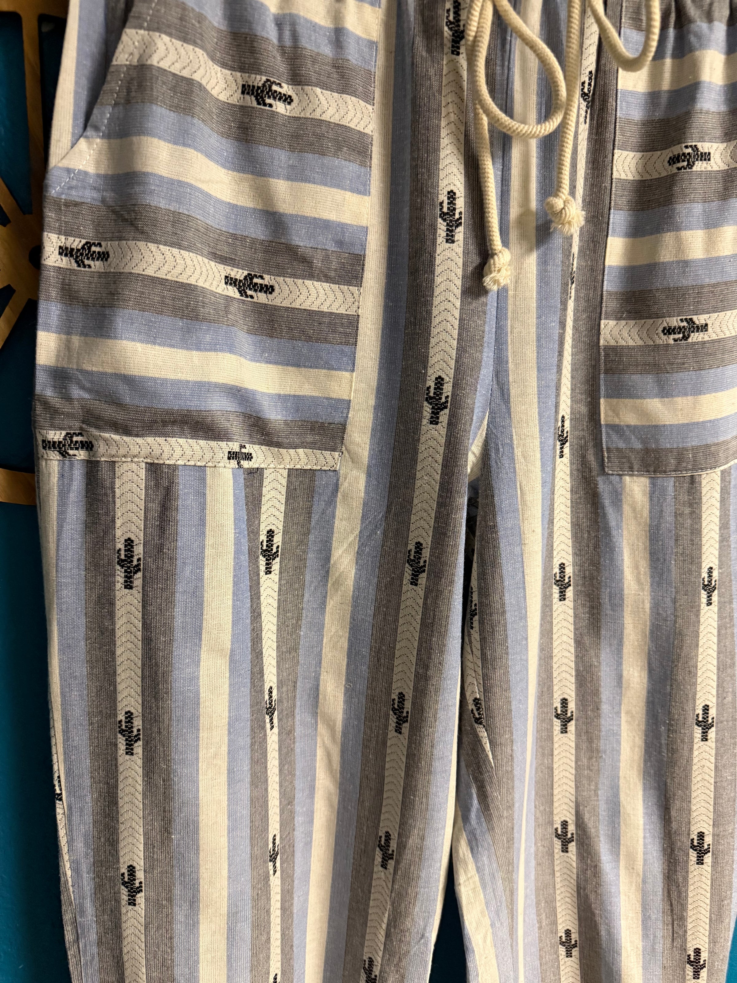 JD Blue/Black Cactus Pants