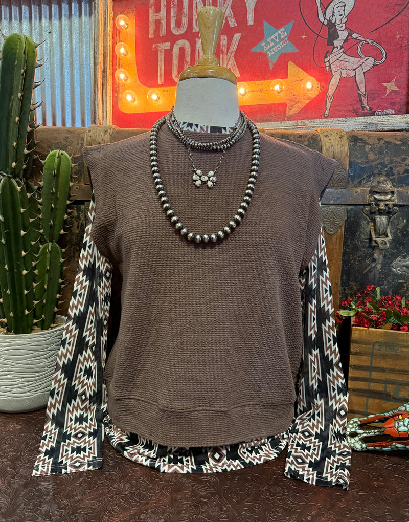 TB Brown Sleeveless