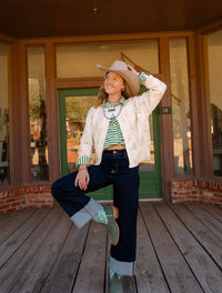 BR Ecru Boots Cardigan